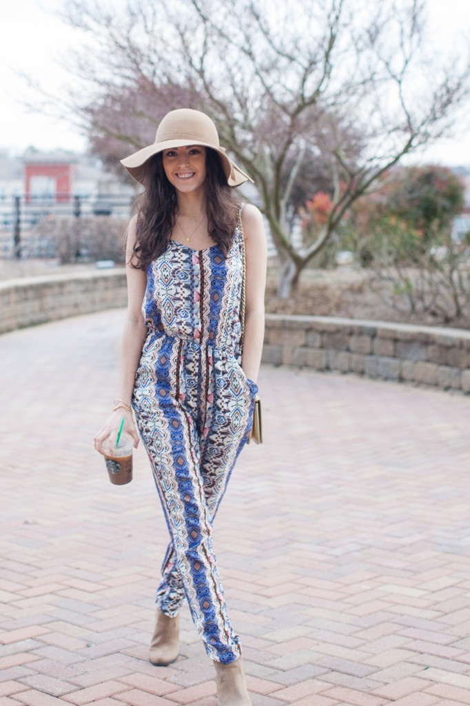 How to wear a jumpsuit, winter to spring transition