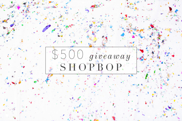 $500 SHOPBOP giveaway